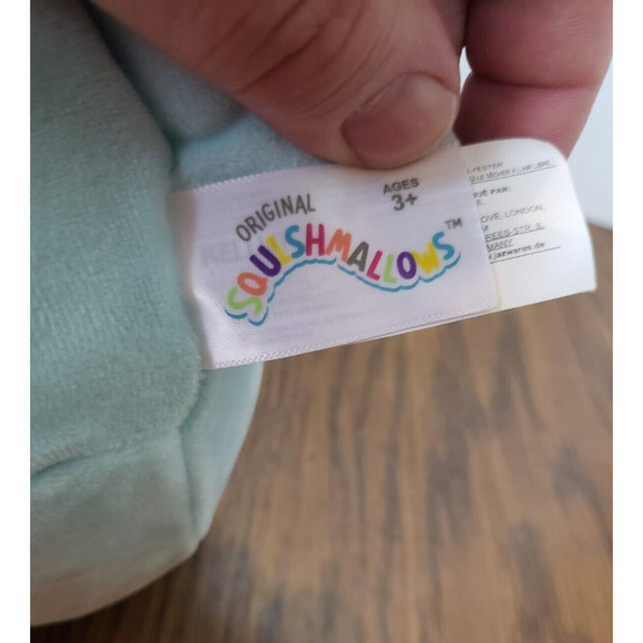 Basmina the Beluga Whale Kelly Toys Light Blue 7.5 Inch Squishmallow - Picture 7 of 8